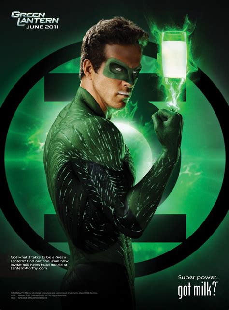 The Blot Says Green Lantern Got Milk Ad