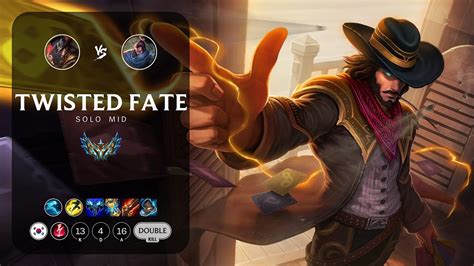 Twisted Fate Mid Vs Yasuo Kr Challenger Patch Youtube