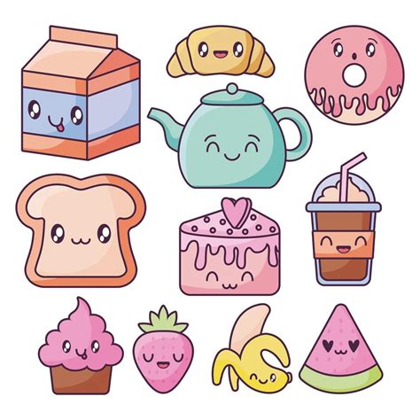 Cute Aesthetic Food Stickers Printable Wholesale Savings | my ...