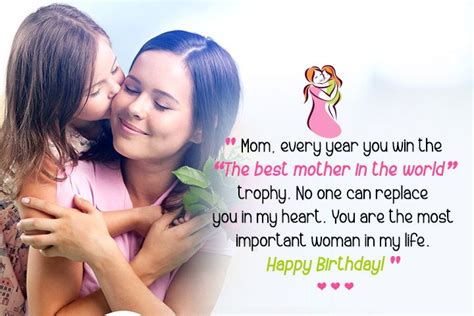 Heartfelt And Lovable Birthday Wishes For Mom Teksten