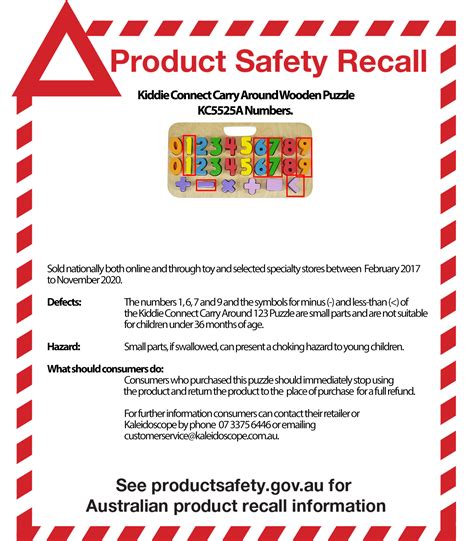 Product Safety Recall - Baby Vegas
