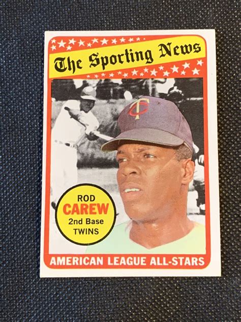 Topps Set Break Rod Carew All Star Card Hof Twins Ex