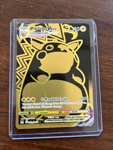 Pokemon PIKACHU VMAX TG29 TG30 Lost Origin SECRET RARE GOLD CARD