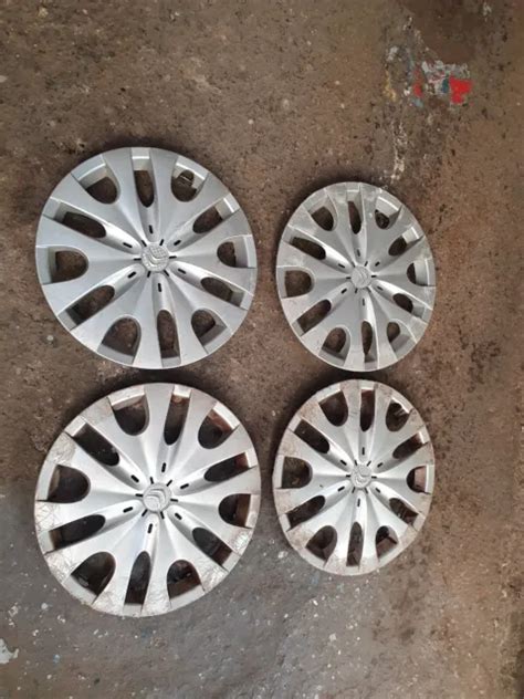 Set Of 4 Genuine Citroen C1 14 Inch Wheel Trims Part No 42602 Oh090 £9 99 Picclick Uk