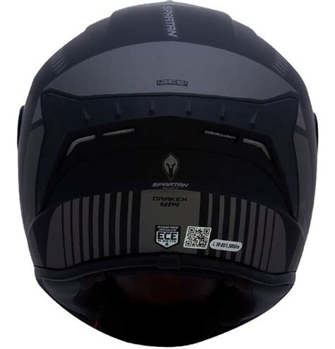 Casco Spartan Draken Mp4 Proteccion Moto Certificado Ece Envío Gratis