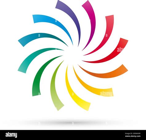 Vector Rainbow Vortex Background Stock Vector Image And Art Alamy