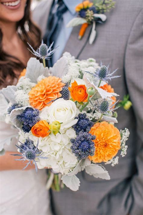 A Rustic Blue And Orange Wedding By Sarah Rose Burns Photography ...