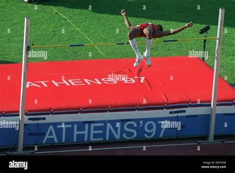 Athletics 6th Iaaf World Championships From Athens Mens High Jump