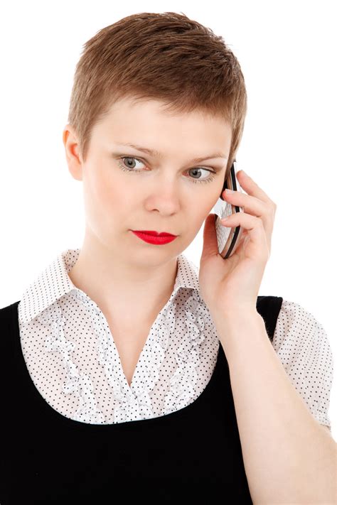 woman   phone  stock photo public domain pictures