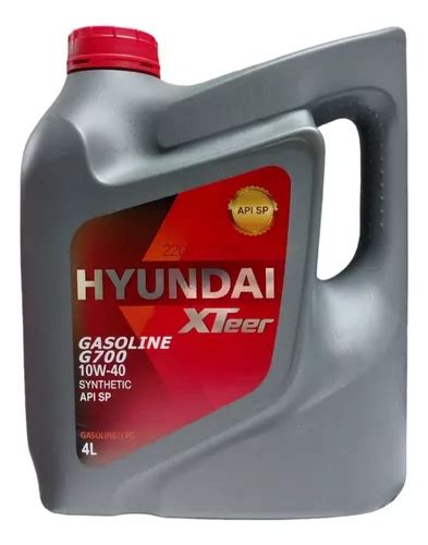 Aceite 10w 40 Hyundai Xteer G700 Sp 4lts Cuotas sin interés