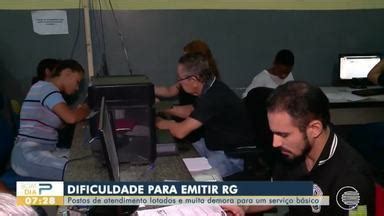 Bom Dia Piauí Teresinenses reclamam da dificuldade para emissão de RG