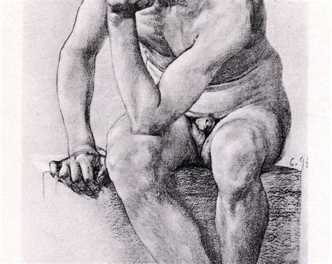 Otto Greiner Male Nude Lithograph Academic Nudes Of The Th Century