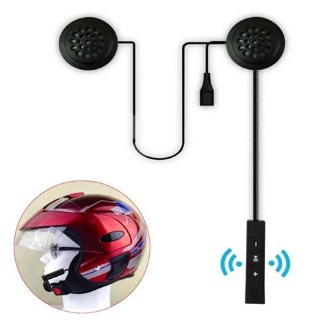 Novo Capacete Da Motocicleta Fone De Ouvido Sem Fio Bluetooth Anti