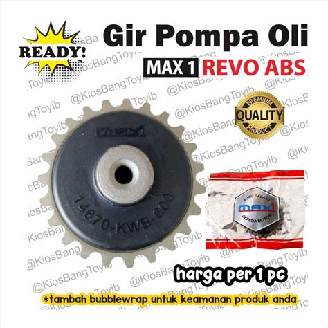 Jual Gigi Gear Gir Pompa Oli Sprocket Cam Chain Revo 110 FI Revo ABS