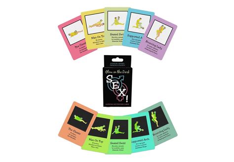 Ερωτικό Παιχνίδι Καρτών Που Φωσφορίζουν Kheper Games Glow In The Dark Sex Cards