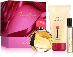 Avon Far Away Gift Set Eau De Parfum Ml Body Lotion Purse Spray