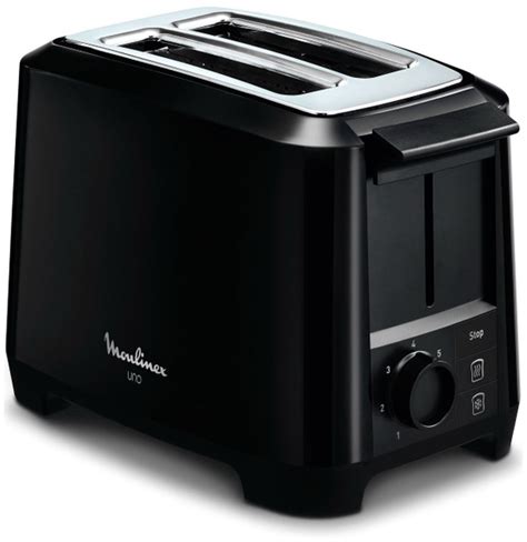 Тостер Moulinex Uno LT140811, черный купить по выгодной цене в интернет ...