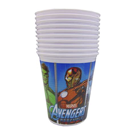 Cotill N Vaso Descartable X Avengers Cartoons