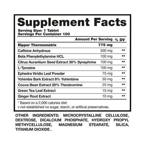 Ripper Hardcore Tabs Servicios Grober Suplementos