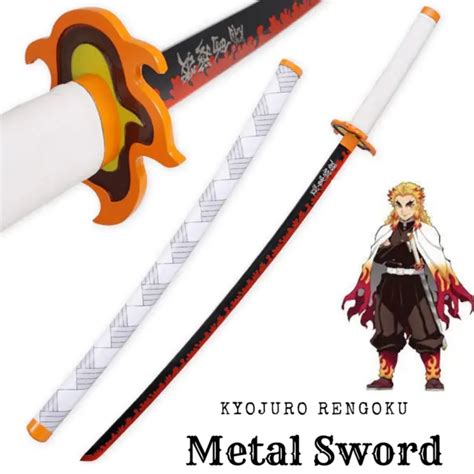 Demon Slayer Kyojuro Rengoku Nichirin Sword Kimetsu No Yaiba Cosplay