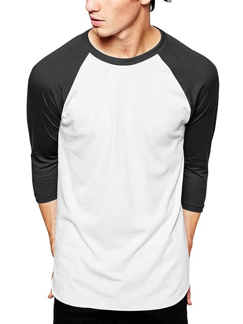 Hat And Beyond Men S Casual 3 4 Sleeves Raglan Baseball T Shirts