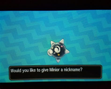 [7] What a beautiful shiny! Shiny Minior after 31 eggs using Masuda Method : r/ShinyPokemon