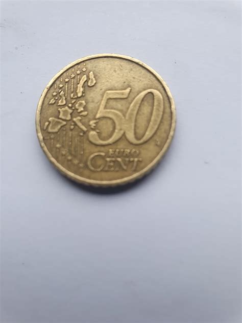 50 Cent Münze AENTA 2002 F Prägung im Stern in 97993 Creglingen für 123