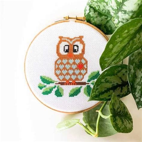 Owl cross stitch kit | Studio Koekoek