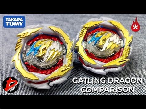 Gatling Dragon Comparison Takara Tomy Vs Flame Brand Beyblade Burst