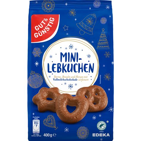 Mini Lebkuchen Herzen Sterne Brezeln Vollmilch Edeka