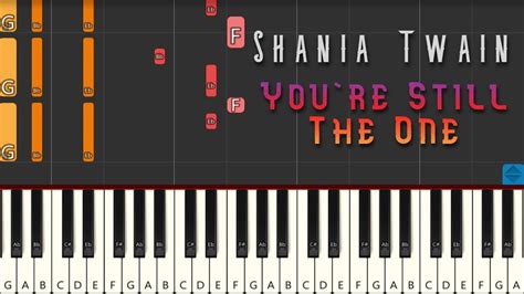 Fearless Soul Shania Twain Youre Still The One Piano Lessons