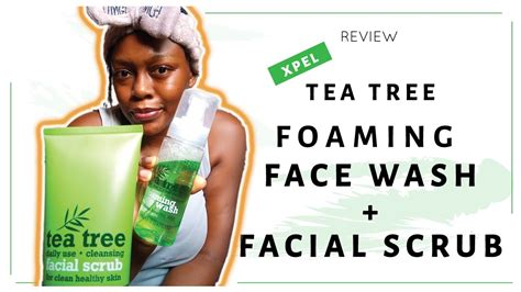 TEA TREE Foaming Face Wash And Facial Scrub Demo Honest Review