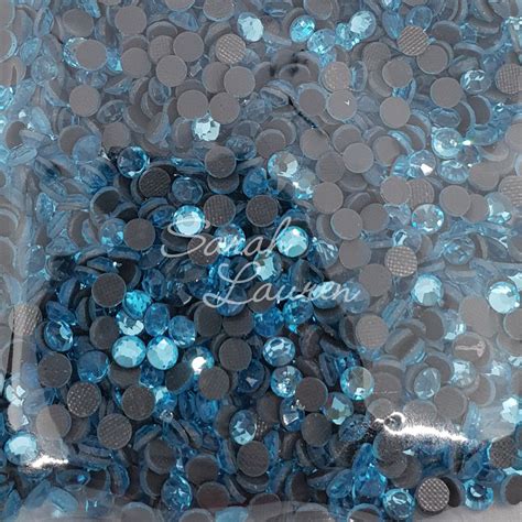 Dmc Hot Fix Rhinestones Aquamarine Hot Fix Crystals Sarah Lauren