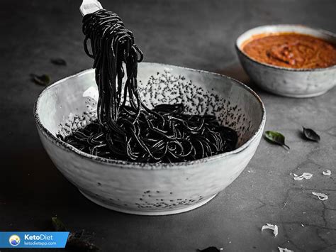 Keto Black Spaghetti Pasta Noodles Ketodiet Blog