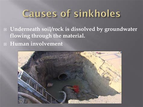 What Causes Sinkholes