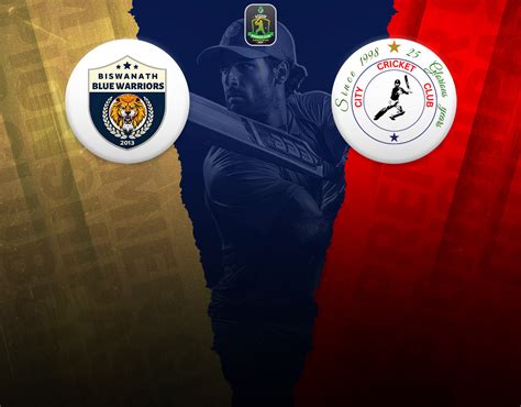 Biswanath Blue Warriors Vs City Cricket Club Match 13 Match Live Score