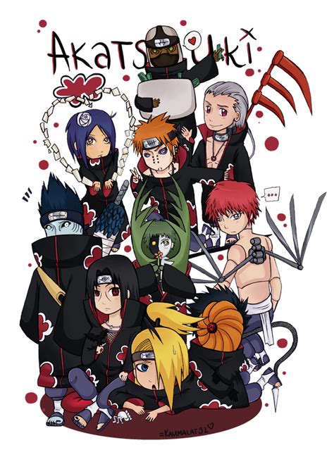 Akatsuki By Km92 On Deviantart Anime Akatsuki Chibi