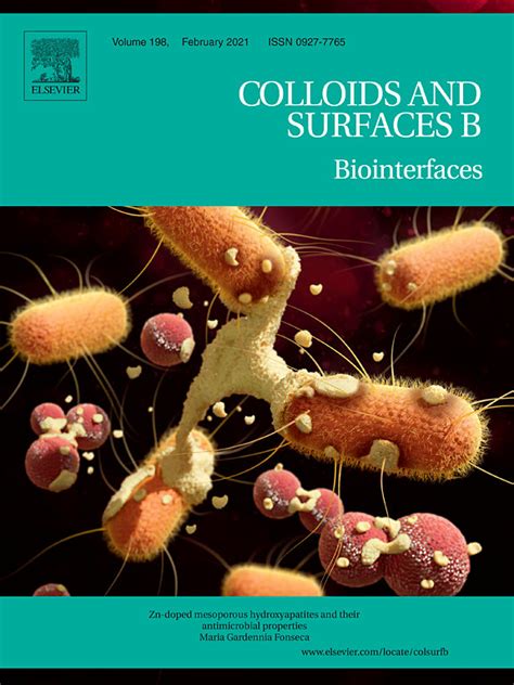 Pdf Journal Cover Colloids And Surfaces B Biointerfaces