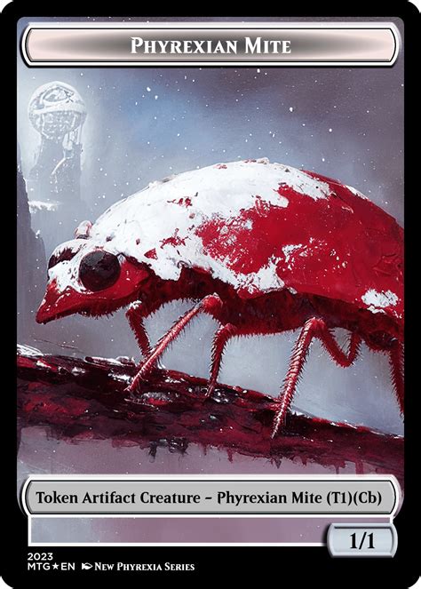 Phyrexian Mite Tokens Arrived Custom Art Rcustommagic