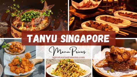 Tanyu Menu Singapore With Prices