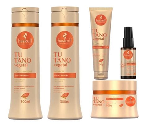 Kit Haskell Tutano Completo Shampoo Cond E 3 Itens 300ml MercadoLivre