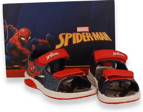 Spiderman Jongens Sandaal Blauw Blauw Bol