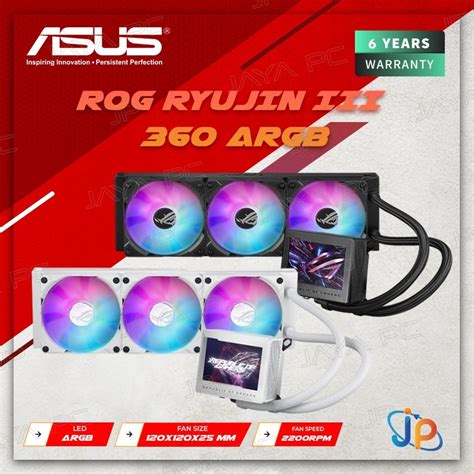 Jual Asus Rog Ryujin Iii Argb Liquid Cooler Cpu Fan Mm