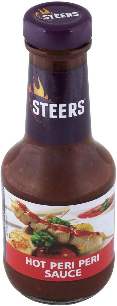 Steers Hot Peri Peri Sauce Ml Amazon Au Pantry Food Drinks