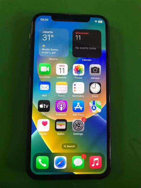 Iphone X 256GB Warna Hitam Handphone 910051267