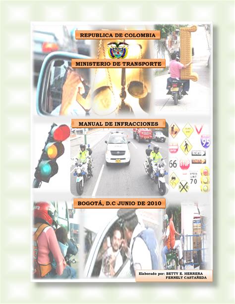 Manual De Infracciones Republica De Colombia