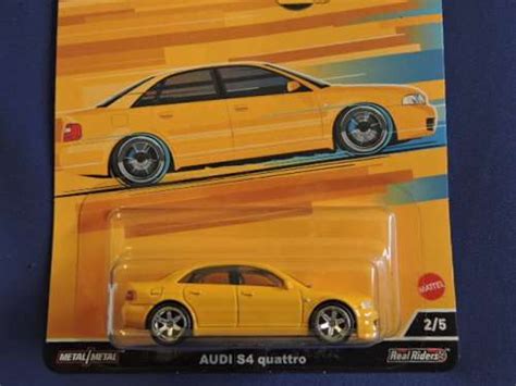 Models Hot Wheels AUDI S Quattro Yellow Car Culture Full Metal With Real Riders For Sale