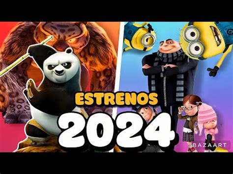 Las 10 PELÍCULAS Animadas en ESTRENO Más esperadas del 2024 YouTube