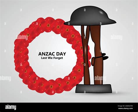 Anzac Day Australia Background Stock Vector Image And Art Alamy