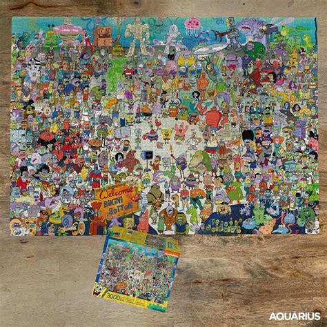 Bob L Ponge Bikini Bottom Puzzle Pi Ces